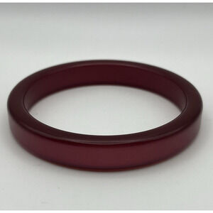 Vintage Lucite Bangle Bracelet in Mauve Pink Purple